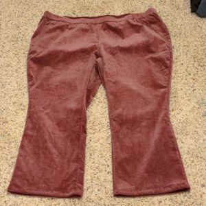 🌞 deals! Denim & Co plus size cord corduroy 28w petite Rose pink pants